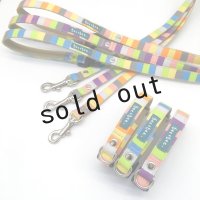 カラー&リード&ハーネス　ブロックボーダー