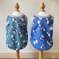 -クール素材- パンダプリントタンク