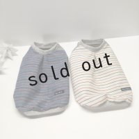 ダンガリーボーダーTブラウス
