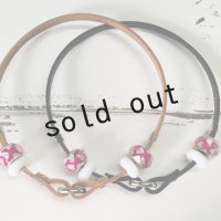 ピンクハートビーズチョーカー